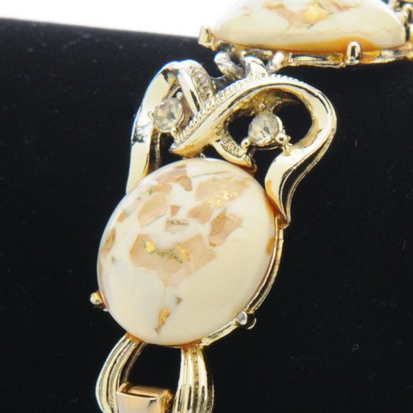 Coro Confetti Lucite Necklace, Bracelet & Case-VTG - Picture 7 of 10